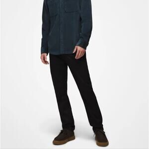 NEW Prana Bridger Slim Tapered Performance Black Jean 36x30